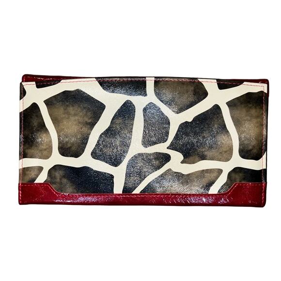 Miche Bag Jayma Giraffe Animal Print Brown Red Cover Shell Fits Classic Bag - Picture 2 of 7